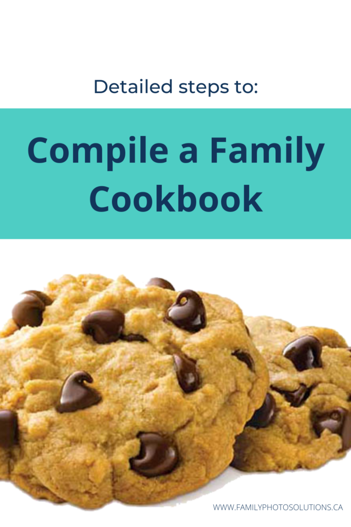 Family Cookbook Photo Project by Family Photo Solutions