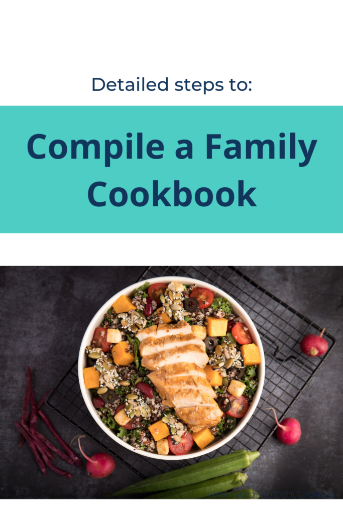 Family Cookbook Photo Project by Family Photo Solutions